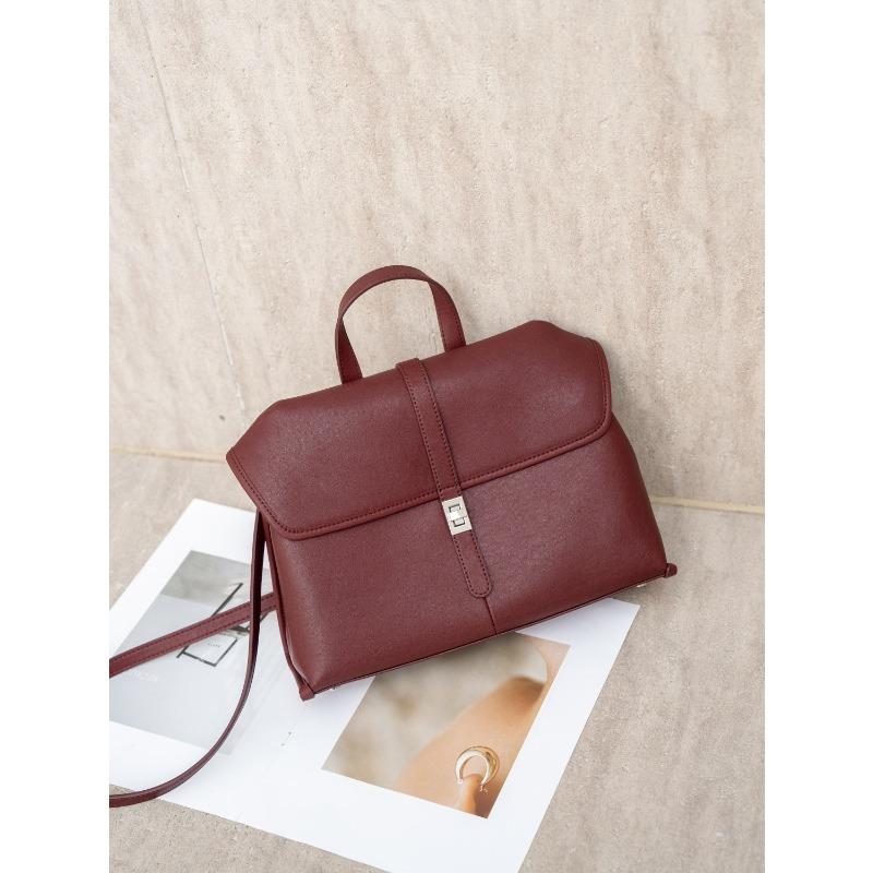Single-shoulder Bag, Early Autumn High-end Two-layer Leather Women's Bag, Large Capacity, Versatile Commuting Hand-held Crossbody Bag