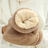 Gloves For Women With Winter Plus Velvet Thickened Warm Windproof New Anti-Freeze And Cold-Proof Plush Cute Gloves