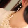 Earrings Tarnish-resistant Elegant Alloy Women Elegant Cocktail Rhinestone Earrings for Party