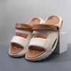 Summer Thick Sole Slippers Men Eva Soft Bottom Sandals Beach Shoes Male Outdoor Casual Breathable Anti-Slip Dual-Purpose Thick-H
