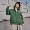 LI-NING Unisex 2024AW Trend Series Zip-Up Hooded Sweatshirt Mist Green AWDU857-2