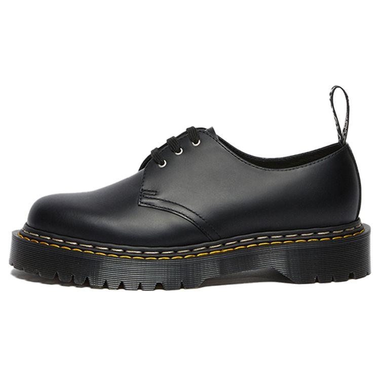 Dr. Martens Rick Owens X  1461 Bex DS RO Double Stitch 3 Eyelet Casual Flat Shoes Unisex Shoes Black 27026001