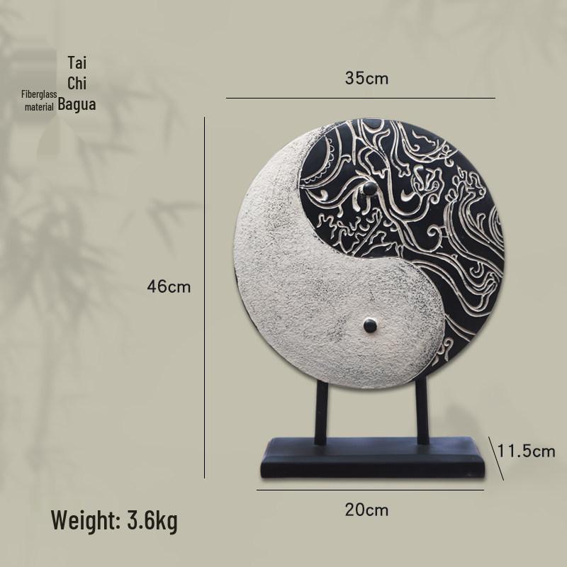 

Xiangyun New Chinese Style Floor Ornament: Horse Tying Post Decor for Living Rooms