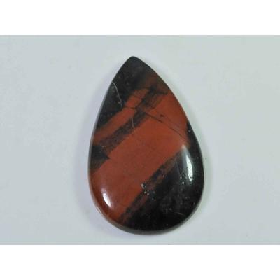 Naturalny Kamień Krwi Palmowy Kryształ 34 Karaty. Kaboszon z kamienia szlachetnego w kształcie gruszki, luzem, 22x36MM SK-2656