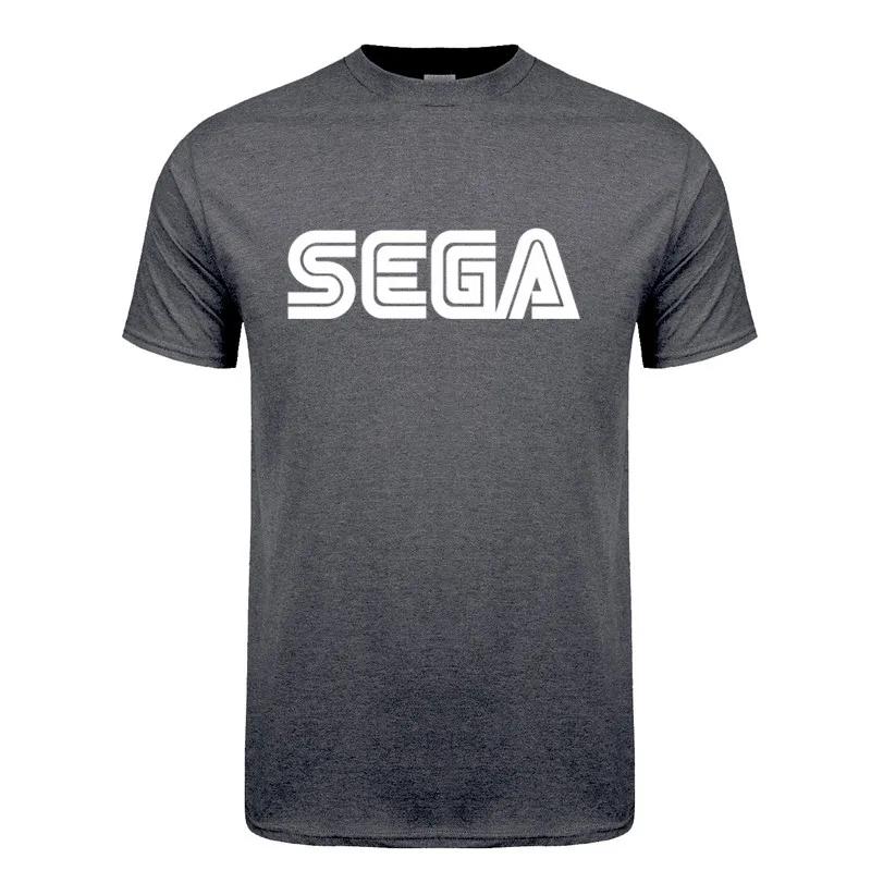 Sega T Shirts Casual Cotton Short Sleeve Summer Sega Logo Tshirt Man Tops Tees LH-286