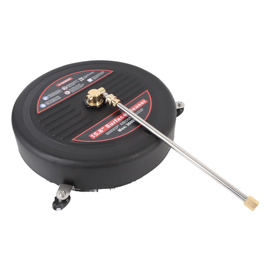 Pressure Washer s Clner, 3600 PSI Stainless Steel High Pressure Power Washer Attachment with Wheels for Concrete Driveways Patios Decks