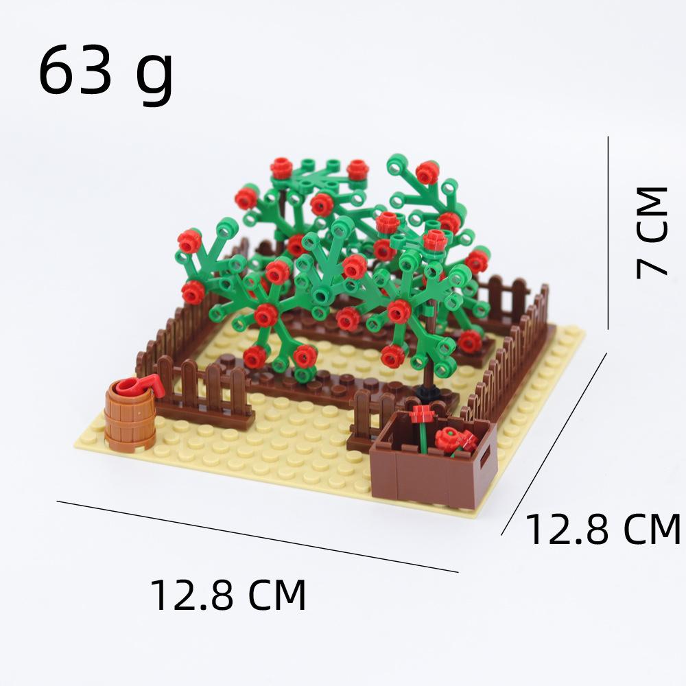 

Огород, тыква, виноград, небольшая гранулированная ферма, сборный блок для сада, сцена для цветника, микроландшафт
