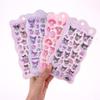 1/4 Sheets Laptop Cell Phone Case Water Cup Computer Luggage Decorative Decals Sanrio Anime Kuromi 3D Relief  Stickers