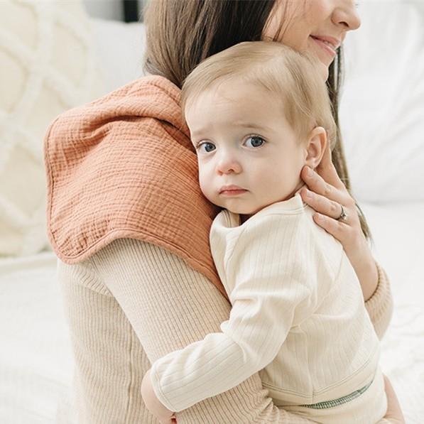 Cotton Crepe Baby Feeding Burp Towel 6 Layers Thickened Back Towel Baby Soothing Sweat Towel