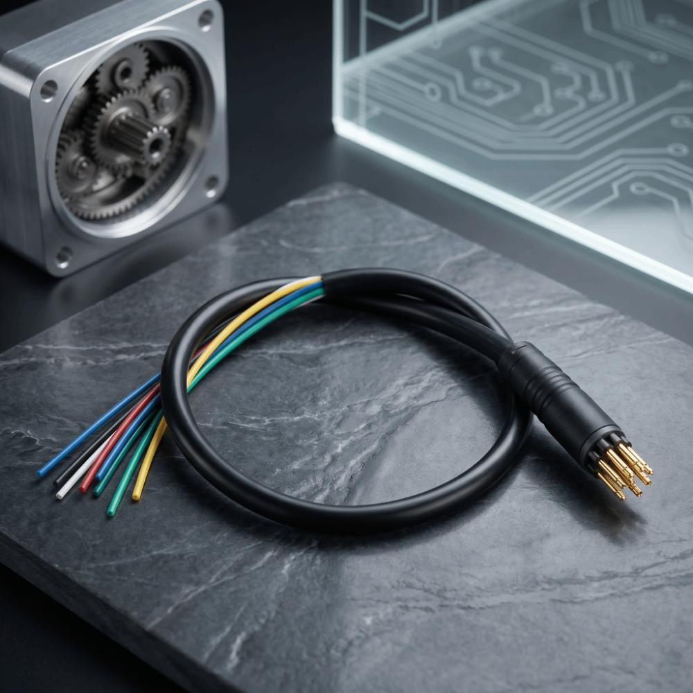 9-pins Elektrische Motor Draad Waterdicht Koperen Elektrische Scooter Draad Zwart Lichtgewicht Scooter Motor Draad Voor Fiets Ombouwen Naar E-bike