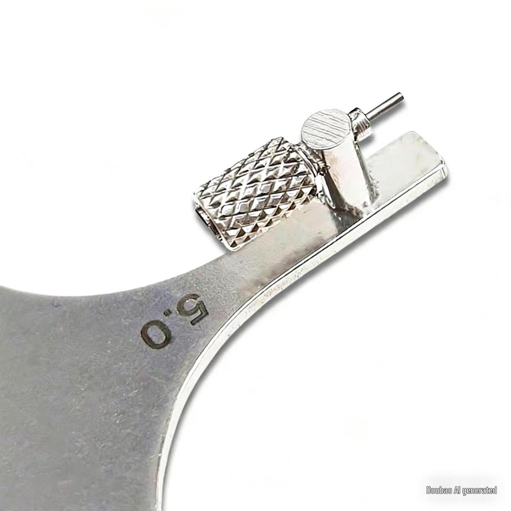 Dental Bracket Height Measuring Ruler with Marking Pen - Stainless Steel