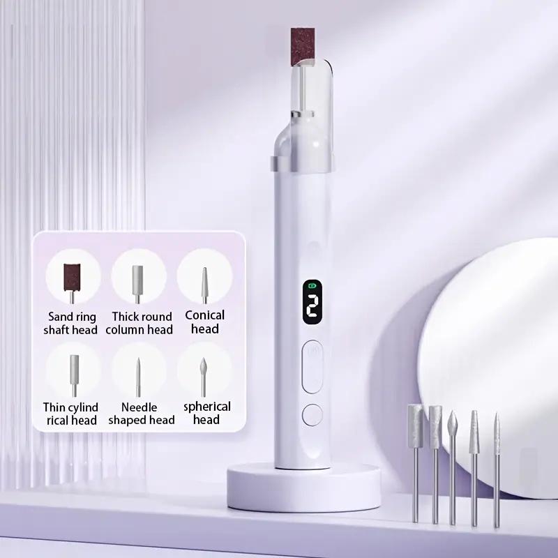 Professional Manicure Pedicure Kit Cordless Electric Nail File Set Nail Drill Machine Hand Foot Care Tool for Grind Trim Polish
