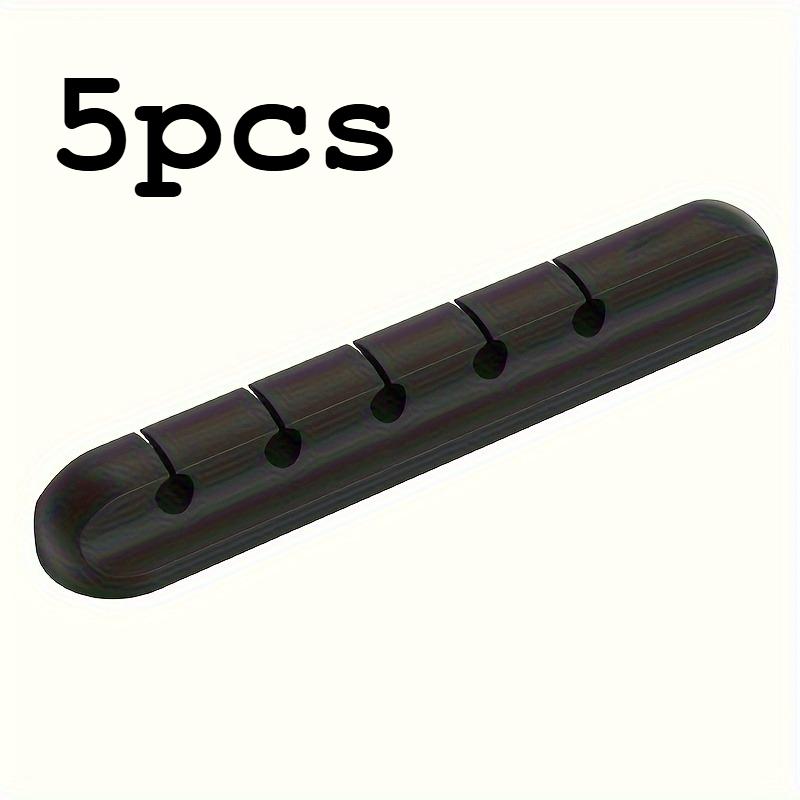 10/5/1pc Multi-Slot Cable Organizer Clip - Plastic Cord Management System for Desk, Home, Office, and Car, Wire Holder Accessory