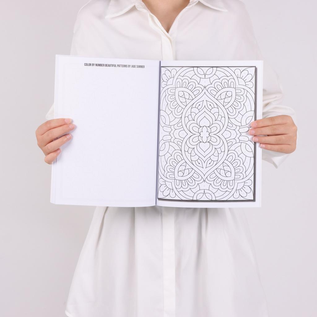 1 Stück, Mandala Malbuch, Malbuch für Jugendliche, 30 verschiedene Muster, 100 g/m² dickes Papier, Stressabbau, Geburtstagsgeschenk