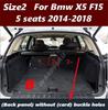 High quality Leather Car Trunk Mat For BMW X5 F15 Five Seats 2014 2015 2016 2017 2018 Anti Dirty Durable Carpet Protective pad