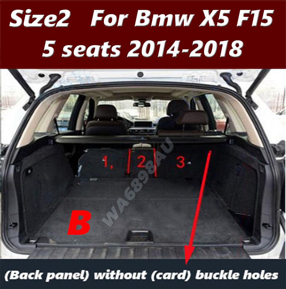 High quality Leather Car Trunk Mat For BMW X5 F15 Five Seats 2014 2015 2016 2017 2018 Anti Dirty Durable Carpet Protective pad