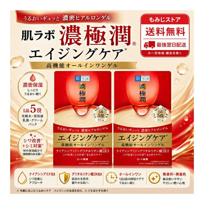Hada Labo Gokujyun Haripafekuto Geru 100g2 set high-performance all-in-one gel fragrance-free moisturizing skincare aging care lotion beauty serum