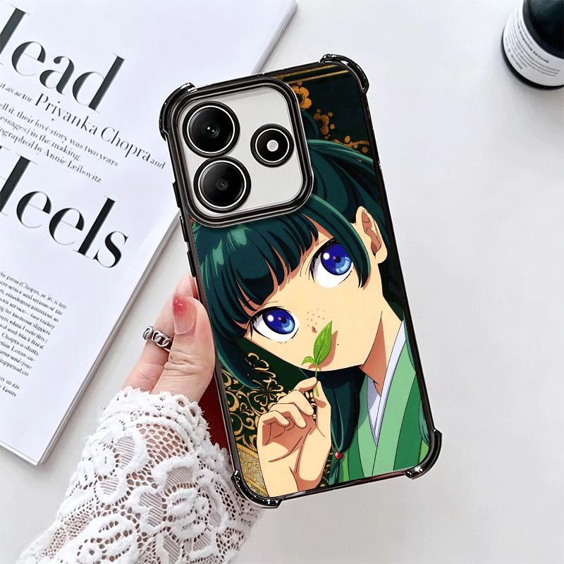 A-Apothecary D-Diaries Anime Plating Phone Case For Xiaomi Redmi Note 14 15 Pro Plus 13 12 11 11S 11T 10 9S 9 5G Anti-Fall Airab