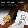 Formaticum 15-Pack Cheese Storage Wax Coated Paper - Porous Wax Sheets From France - Keep Cheese or Charcuterie Fresh - Professional Grade Cheese