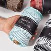 5MM Double Color Mixed 5MM Polyester Braid Cord,Hand Woven Bag Carpet Knitted Yarn,Horse Drawn Rope Bracelet Thread,70Yards