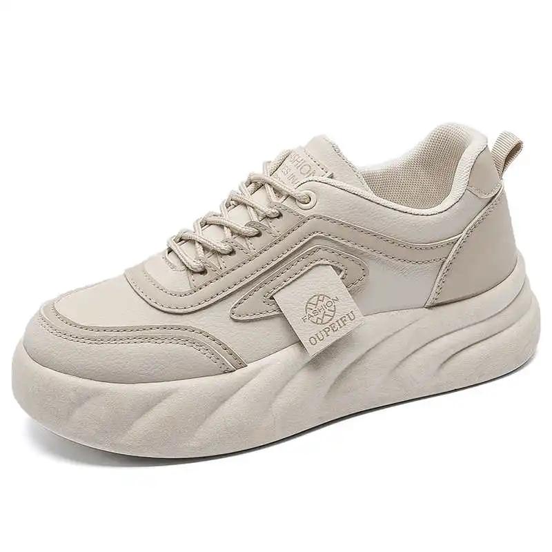 Autumn-spring Without Heels Women's Tenid Flats Comfortable Women's Sneakers Black Women's Sports Shoes Link Vip Choes