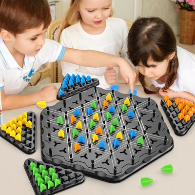 1 Set Triangle Chess Board Game 4 Players Interactive Geometry Learning Focus