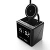 Multifunctional 3 In 1 Desk Lamp Dock Magnetic Wireless Charging Station Dual Alarm Clock Magsafered 15W Wireless Phone Charger