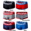 Boxer JOCKMAIL Brand Cotton Material Open Back Style Men's Underwear Clashing Colours Casual Sports Sexy Open Buttocks Underpants