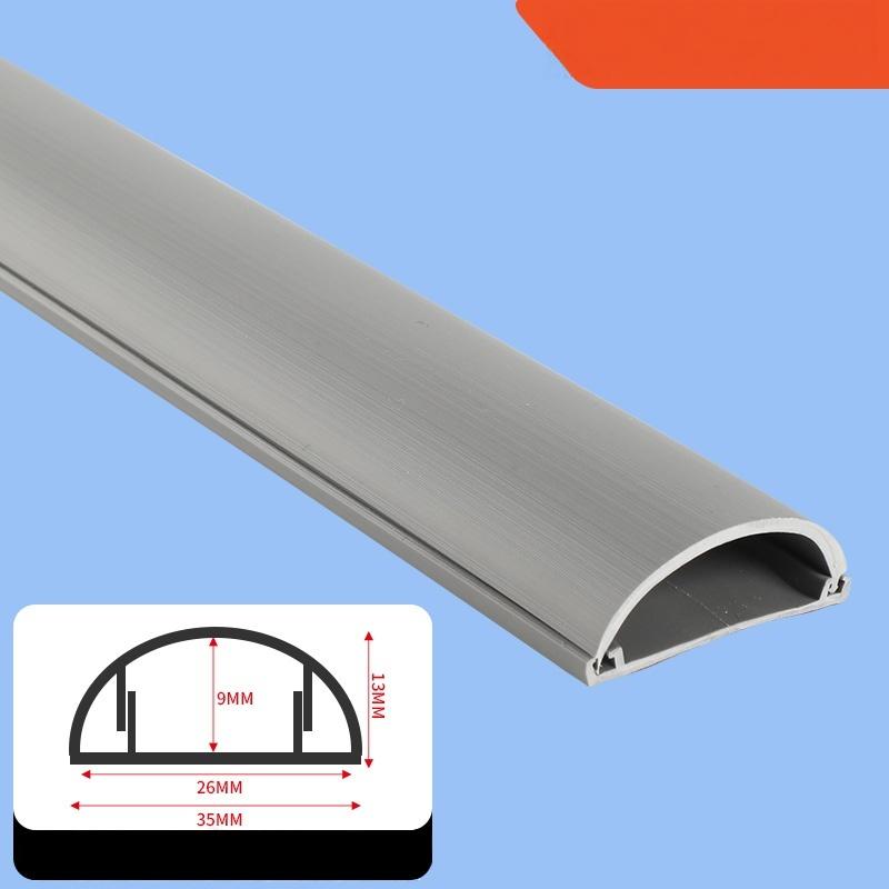 1PC 78.74in Cord Management Cable Raceway Wire Channel Desk Cable Organizer Background Cord Cover Raceway  Accessories for Home 2m серый