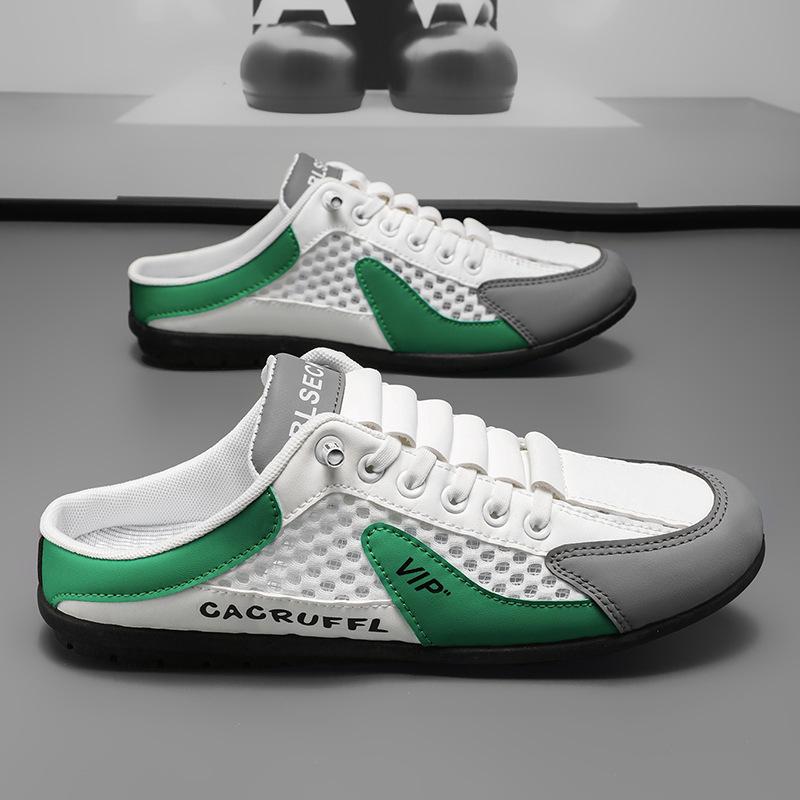 

Большой размер полутапочки повседневные спортивные сандалии мужская обувь 44