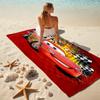 Lightning McQueen Beach Towel Outdoor Camping Beach Towel for Vacation Swim Outdoor Pool Absorbent Bath Towel