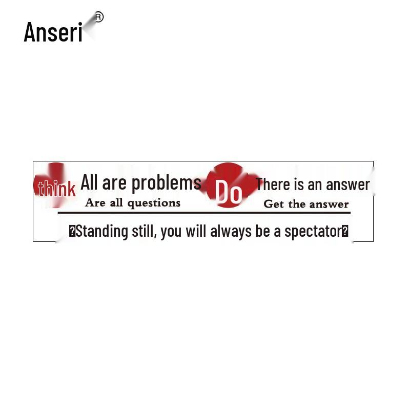 Anseair Acrylic Motivational 3D Wall Decal
