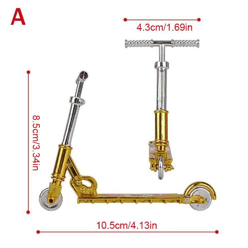 Mini Scooter Two Wheel Scooter Children's Educational Scooter Car Fingerboard Skateboard Finger A6W2
