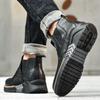 2022 Spring and Autumn New Martin Boots Men's Thick Sole Casual Leather Shoes