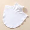 1Pc Neck Guard Clothing Decoration Turtleneck Elastic Detachable Removable Fake Collar Warm Cotton Fashion Striped