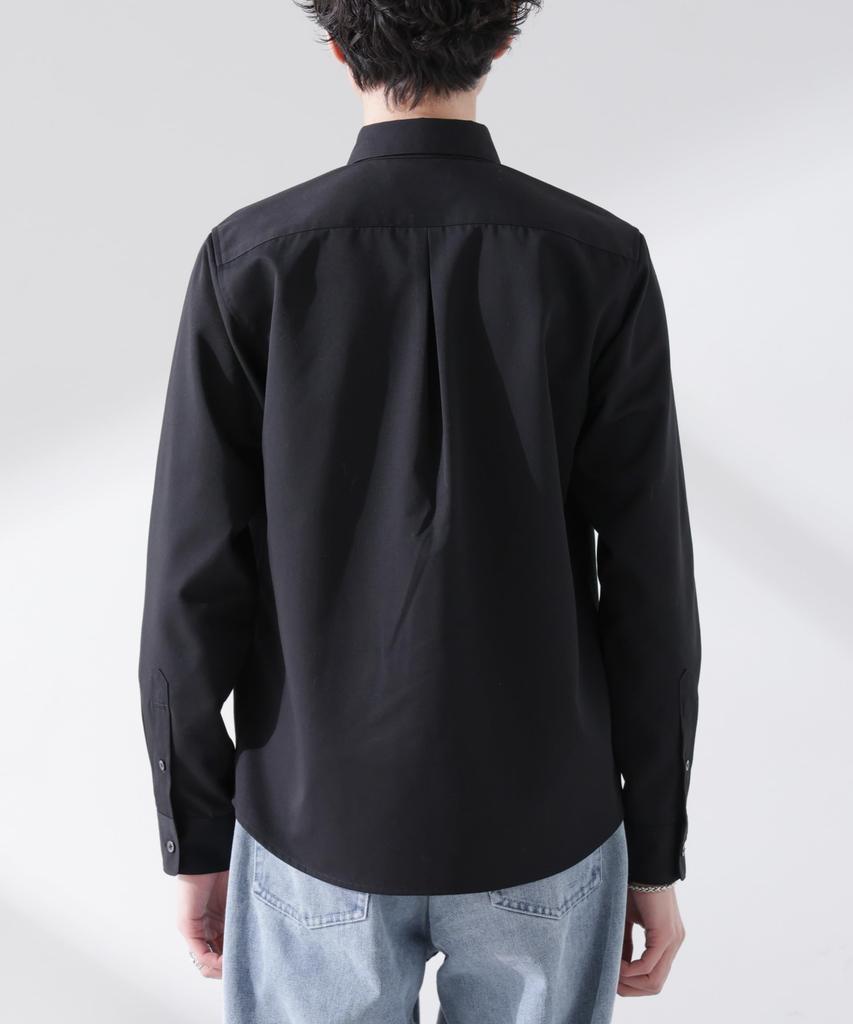 Nano Universe Standard Regular Collar Long Sleeve Size Shirt, Men's, XL, 030, White, 672-5120202