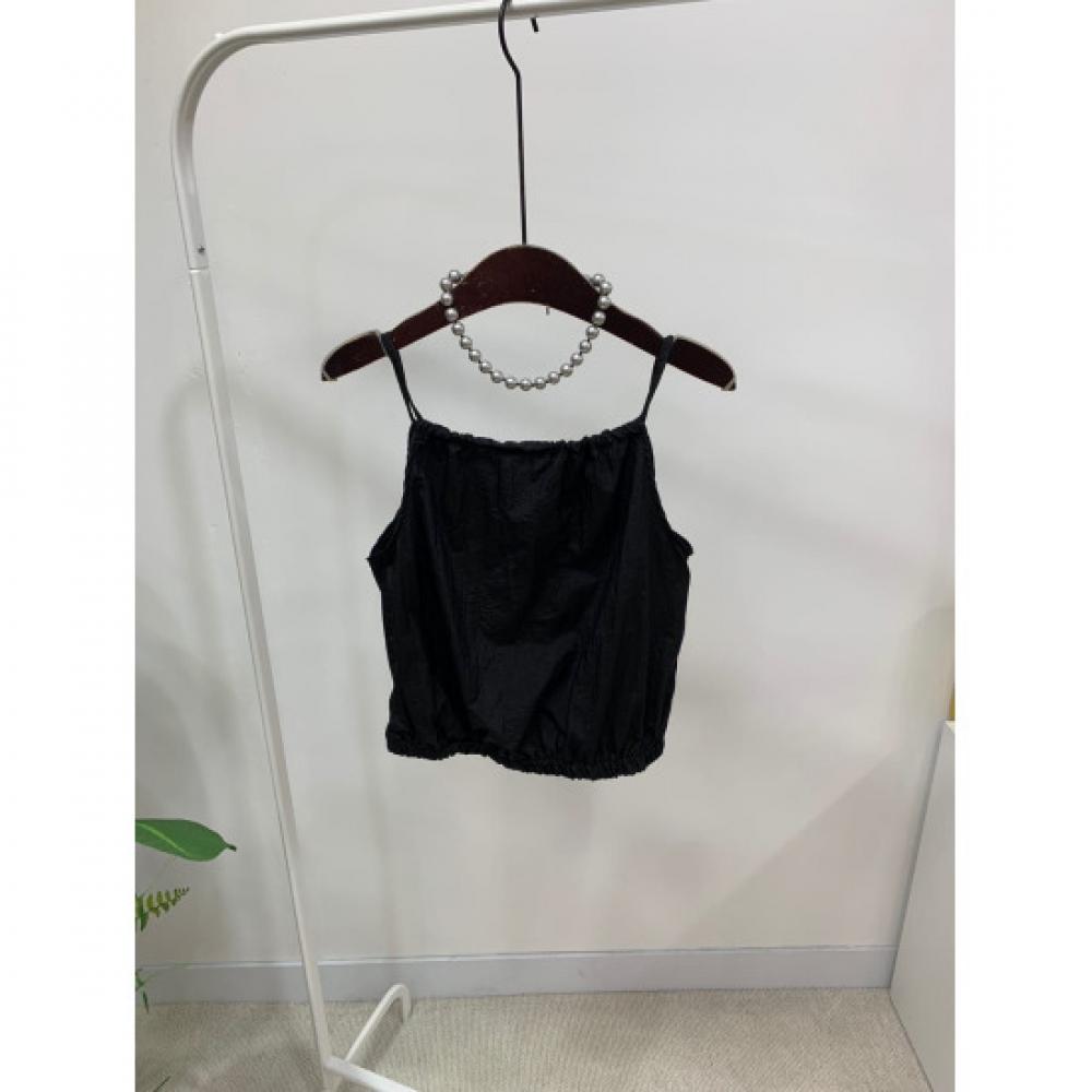 C S In The Room StrIng Strap Crop blouSe 3Color