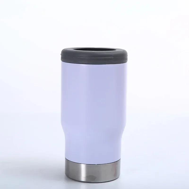 

14 унций нержавеющая сталь термокружка автомобильная монтируемая автомобильная кружка вакуумная чашка для мороженого с открытым дном бутылки для пива и воды 14oz белый