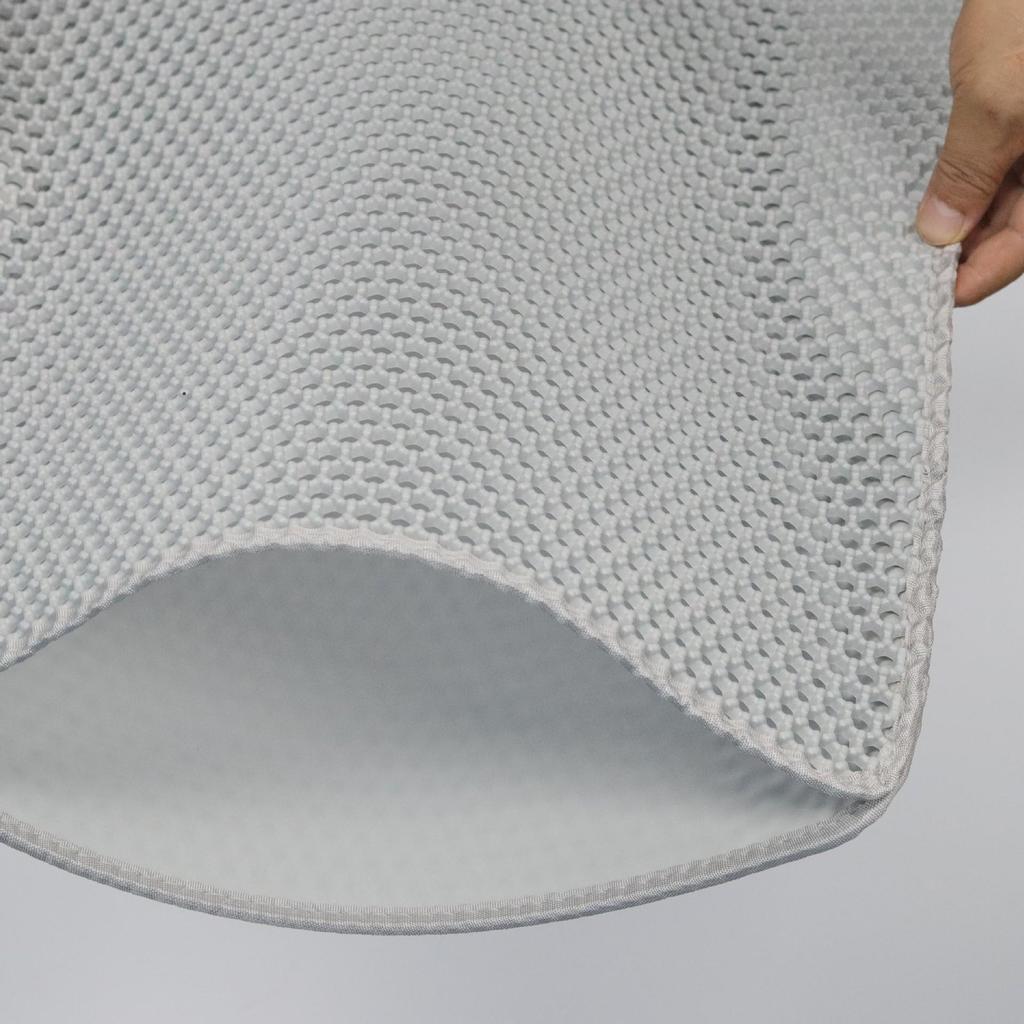 Extra Large Double Layer Cat Litter Mat: Anti-Tracking, Leak-Proof, Anti-Splatter Sand Control Mat