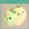 Plush Fruit Keychain With Smiley Face For Girls And Kids Cute Bag Charm Accessory