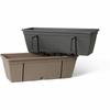 Self-watering planter Garden ID Taupe 50 cm