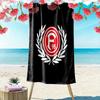 Πετσέτα Παραλίας Fortuna Düsseldorf Print, Μεγάλη Μαλακή Πετσέτα Γρήγορου Στεγνώματος για Παραλία Κάμπινγκ Κολύμπι