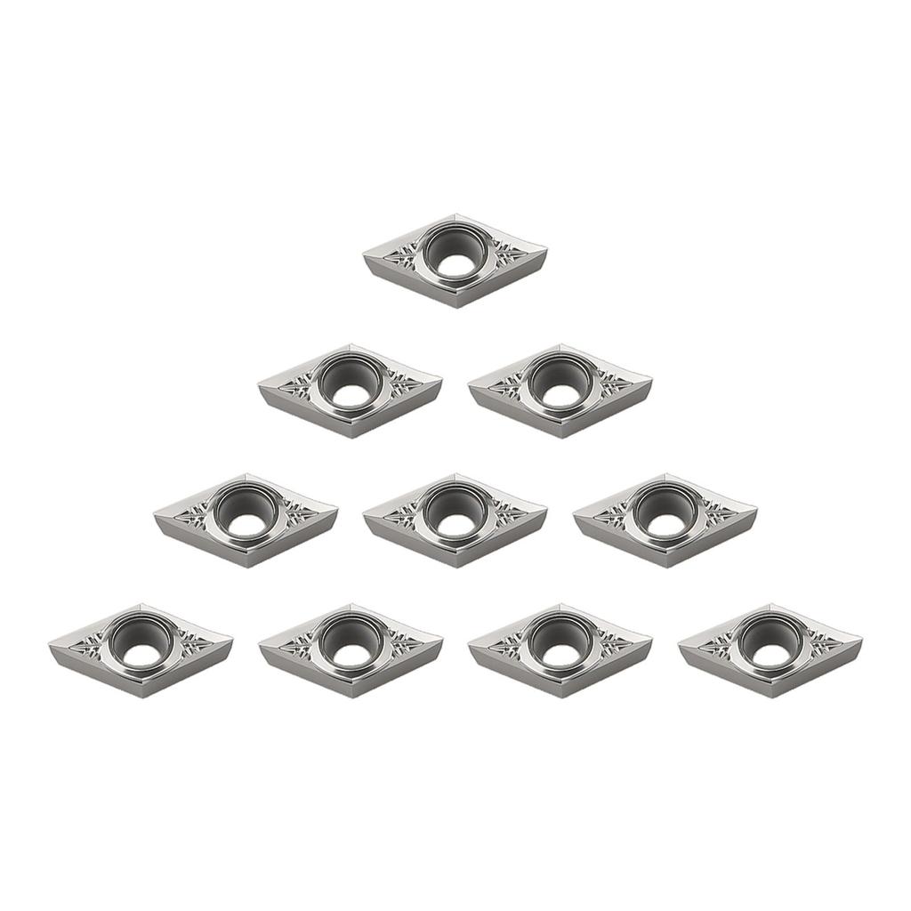 CNC Insert Versatile 10pcs For Aluminum DCGT11T302 AK Carbide Inserts for Good Properties in Dirty Environments