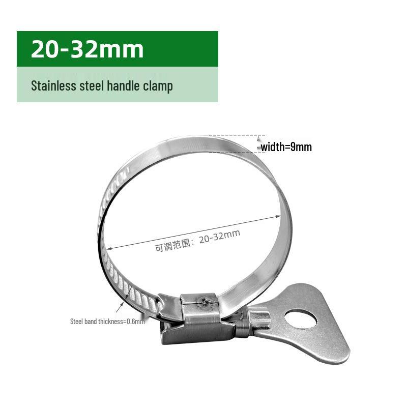 Stainless Steel Hose Clamps and Pipe Clips for Water Pump Accessories