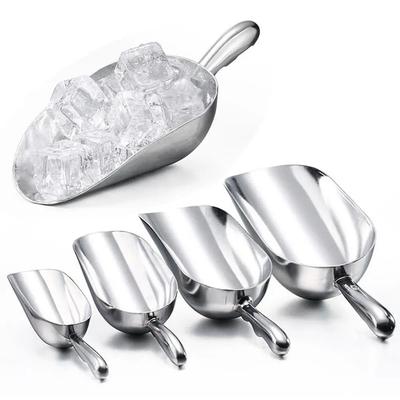 Aluminum Alloy Premium Ice Scraper Bar Tool Scooper for Ice Grain Coffee Beans Spoon Food Scoop Ice Scoop Grain Shovel