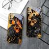 Brave Golden Rooster For Samsung A 31 32 A33 A34 35 14 A15 13 A16 25 26 50 52 53 54 55 56 70 71 72 73 Golden glass phone case