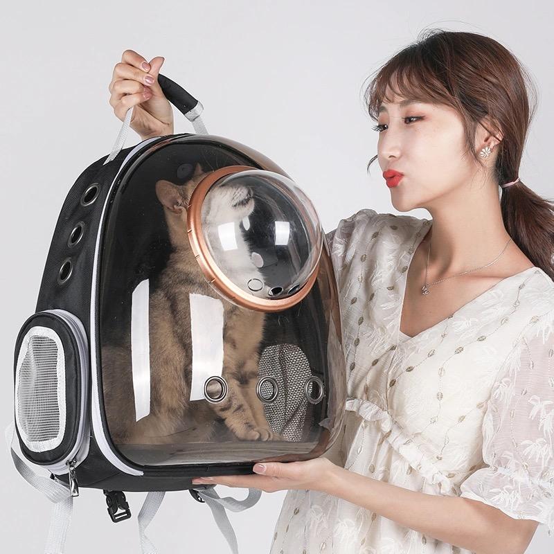 Cat Dog Backpack Transparent Carrier With a Window Fashion Astronaut Transportation Carrying For Cats Pet Products Travel Bag