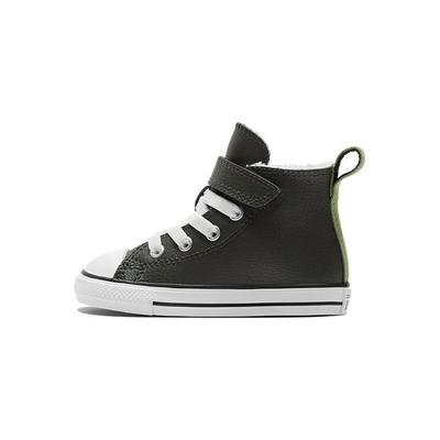 Chuck Taylor All Star Hi 1V Toddler High Canvas Shoes Wear-resistant Breathable Green A01473C