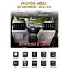 2Pc 116" Android Wifi Car Rear Seat Headrest Monitor Tv Video Multimedia Player