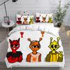 Sprunki Bedding Sets Bed Cover Comforter Duvet Cover Pillow Case 2-3 Pieces Sets Kids Adult Bedroom Decoration